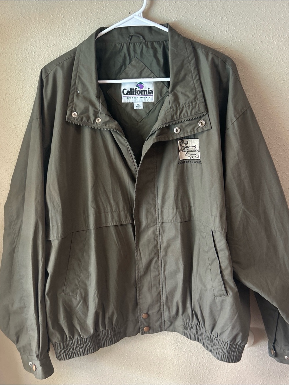 Vintage California Outerwear Cosley Classic Lightweight  Bomber Jacket XL